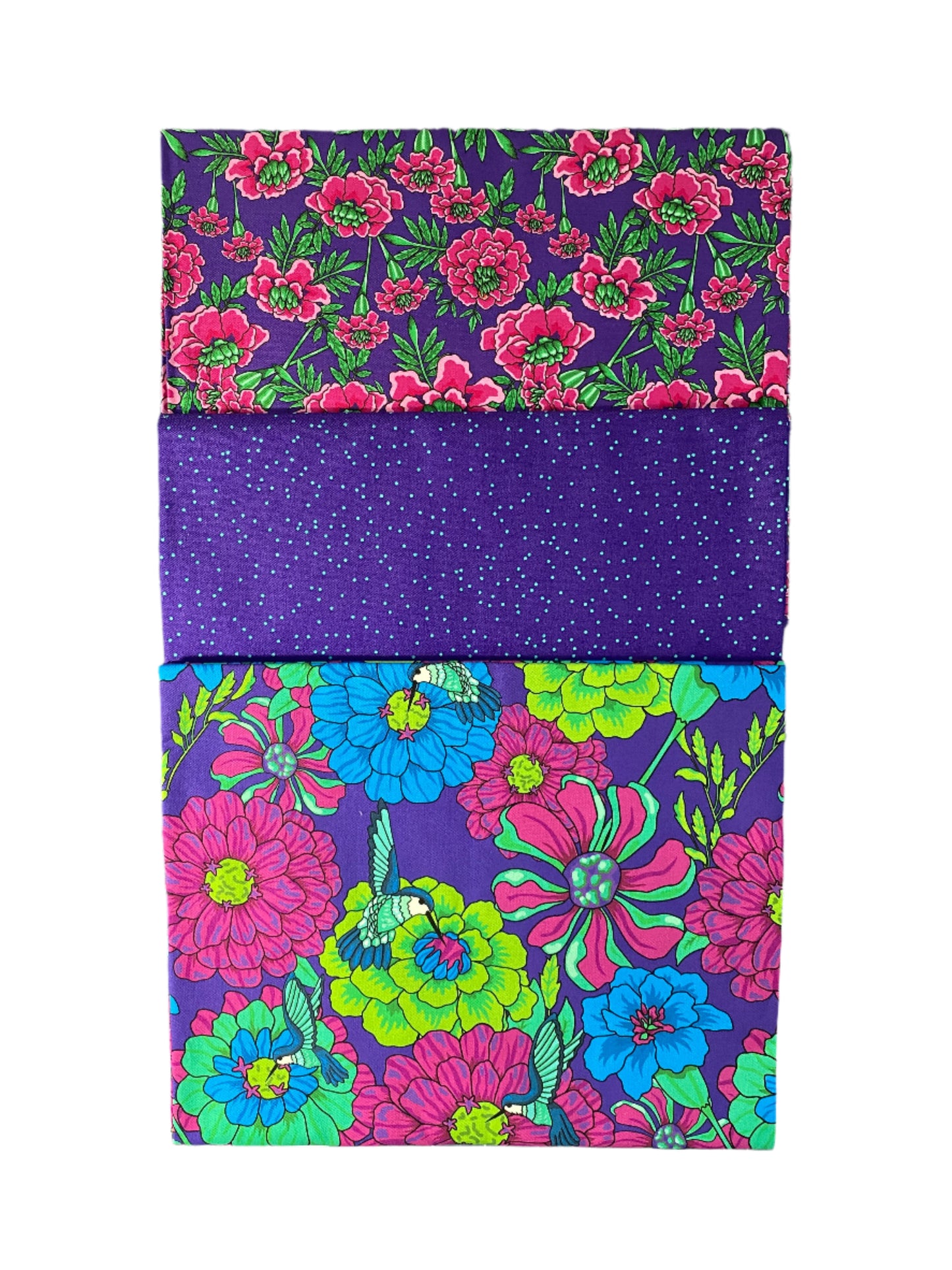 Quilt Kit - Go Bold With 3-Yard Quilts Book Plus 3 Yards of Botanica Blast Coordinating Fabric
