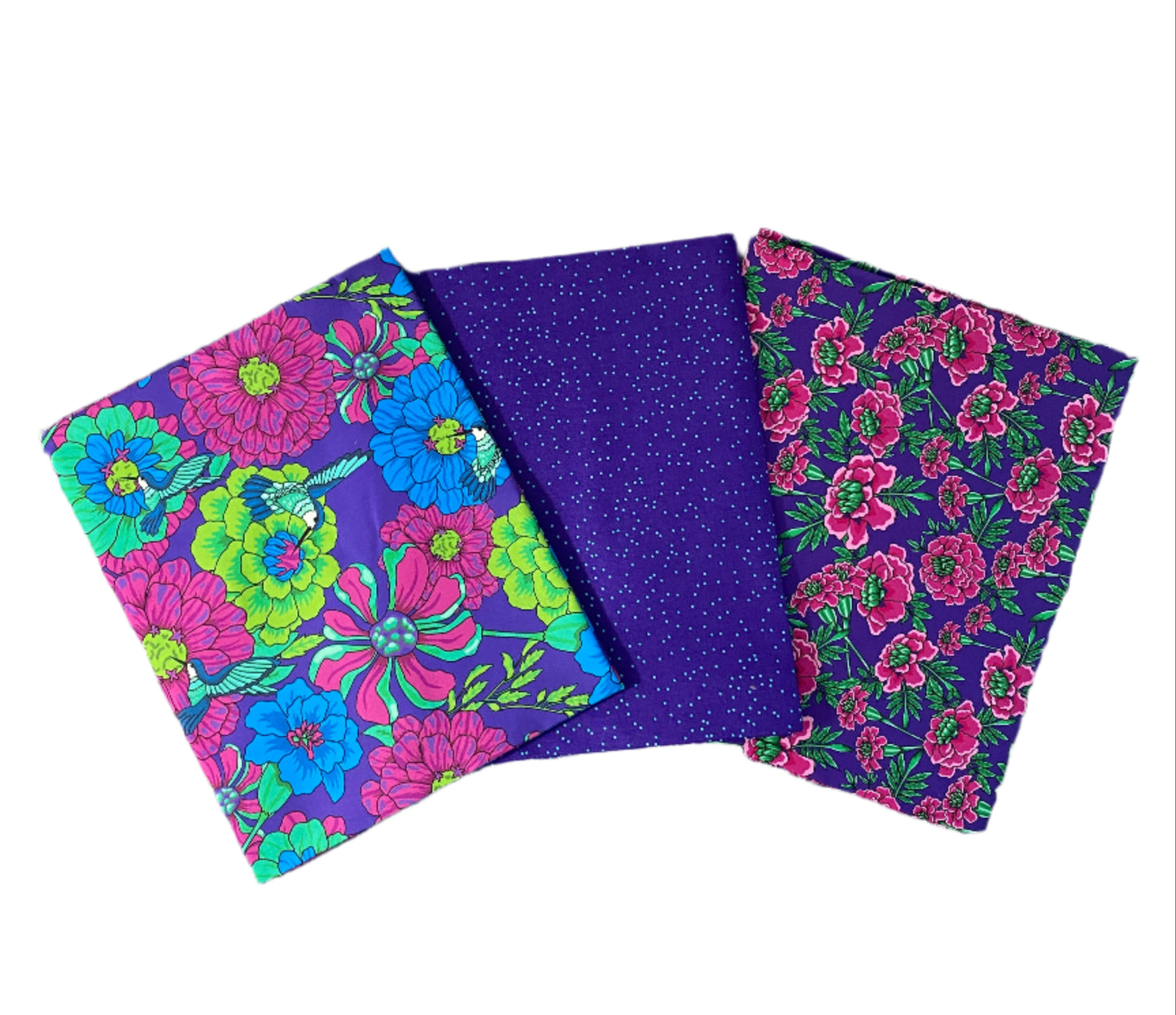 Quilt Kit - Go Bold With 3-Yard Quilts Book Plus 3 Yards of Botanica Blast Coordinating Fabric