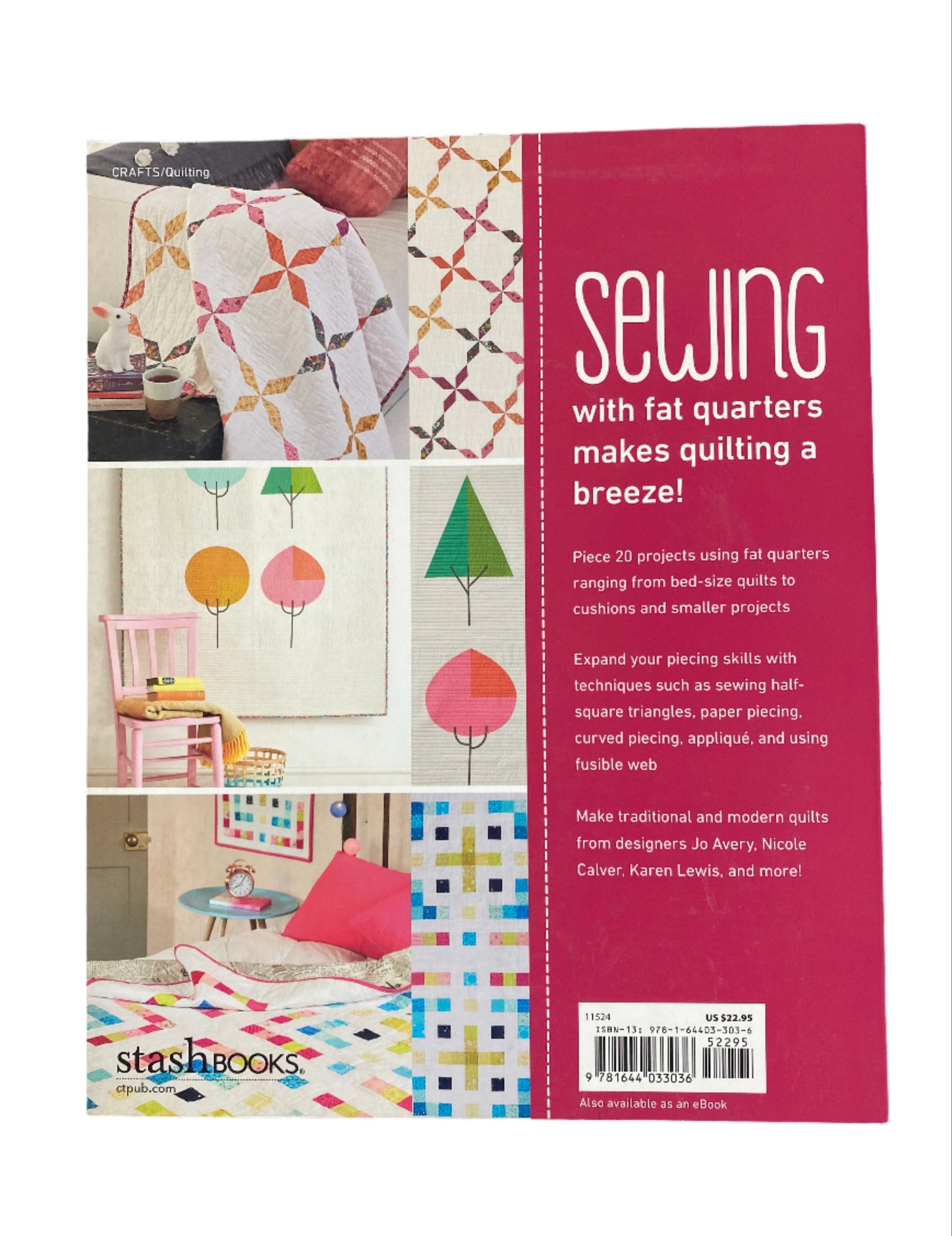 Love Fat Quarter Quilts Book With 20 Projects Using Fat Quarters by Stash Books