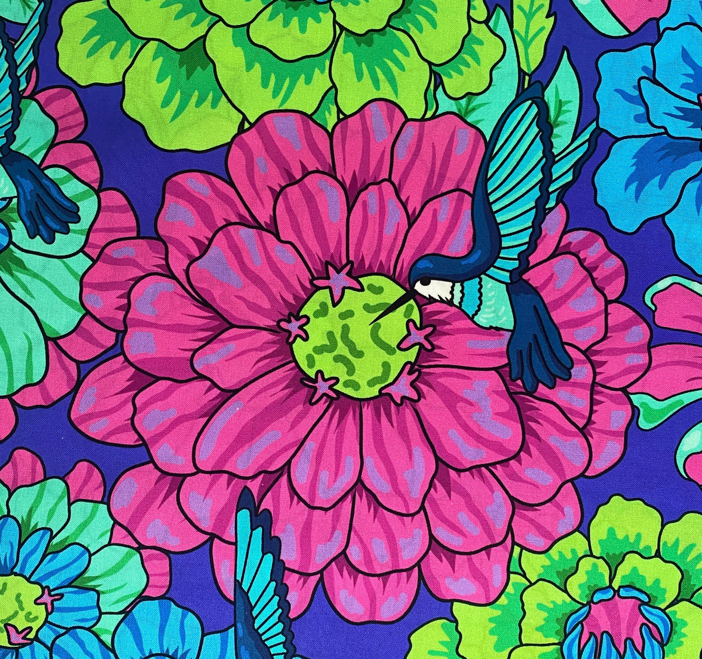 107"/108" Wide Multi Color Large Print Botanic Blast Collection by Sew Yeah Quilting for Riley Blake Designs