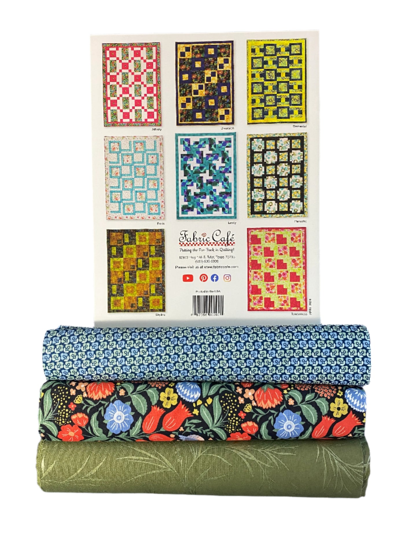 Quilt Kit - Make It Easy With 3-Yard Quilts Book Plus 3 Yards of Coordinating Fabric