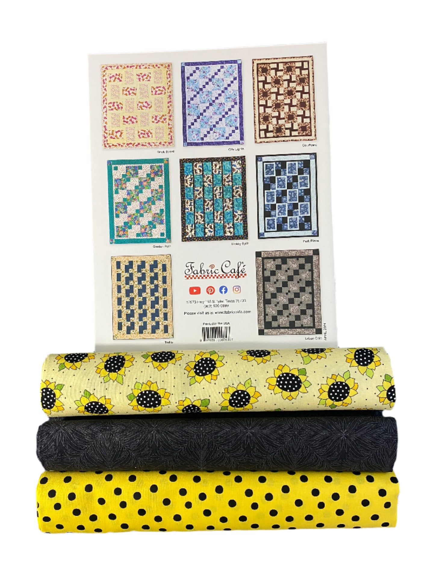 Quilt Kit - Fast and Fun 3-Yard Quilts Book Plus 3 Yards of Coordinating Fabric