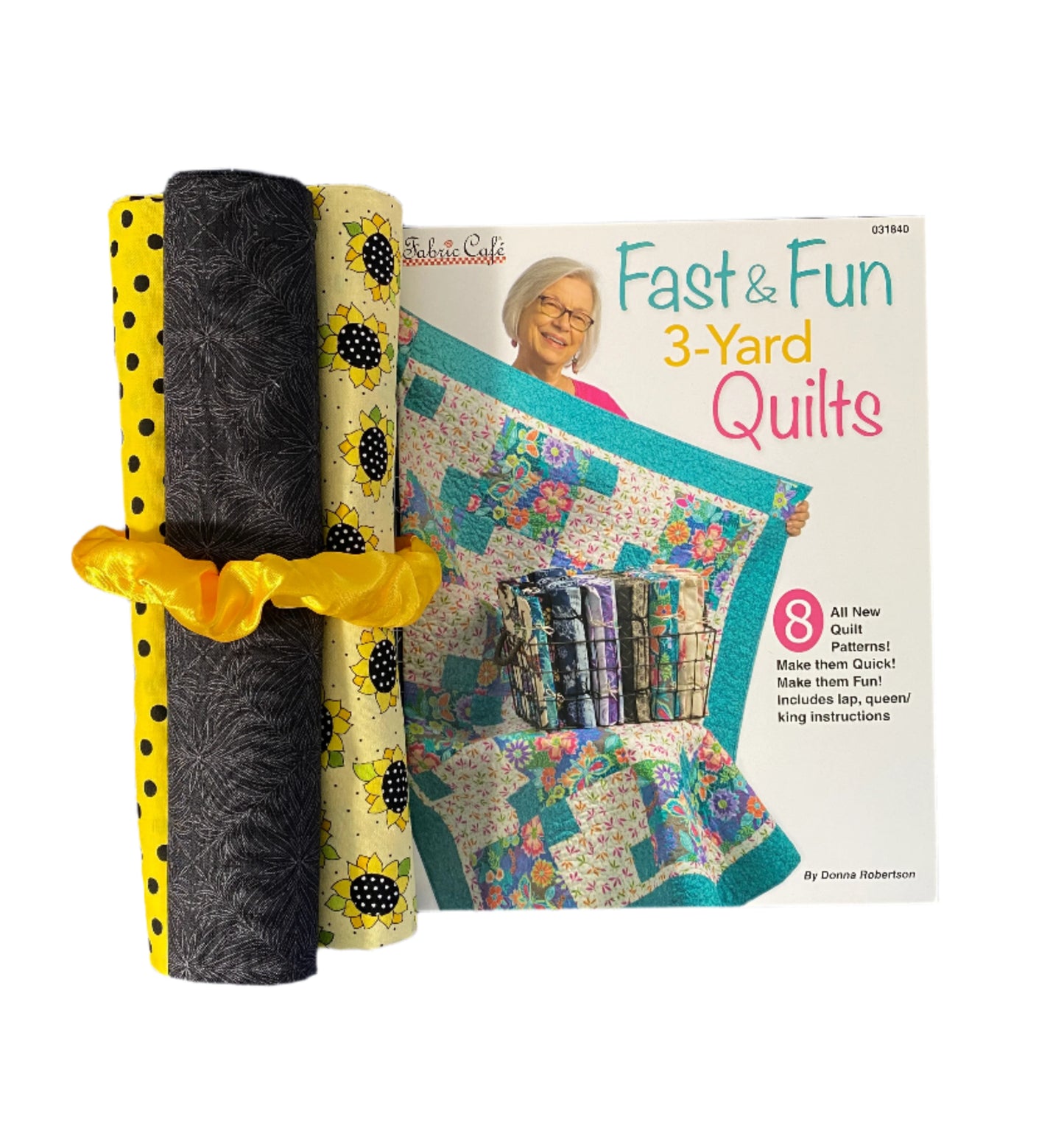 Quilt Kit - Fast and Fun 3-Yard Quilts Book Plus 3 Yards of Coordinating Fabric