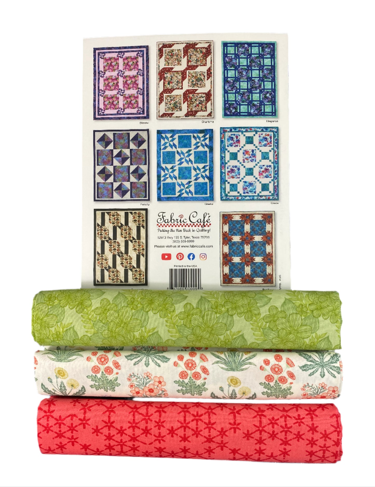 Quilt Kit - Big Block 3-Yard Quilts Book Plus 3 Yards of Coordinating Fabric