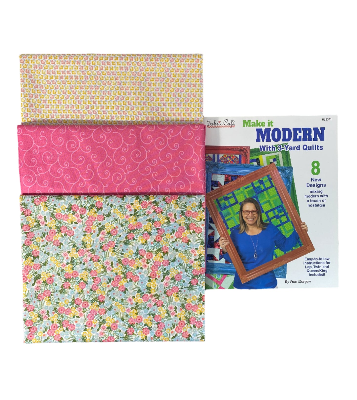 Quilt Kit - Make it Modern With 3-Yard Quilts Book Plus 3 Yards of Coordinating Fabric