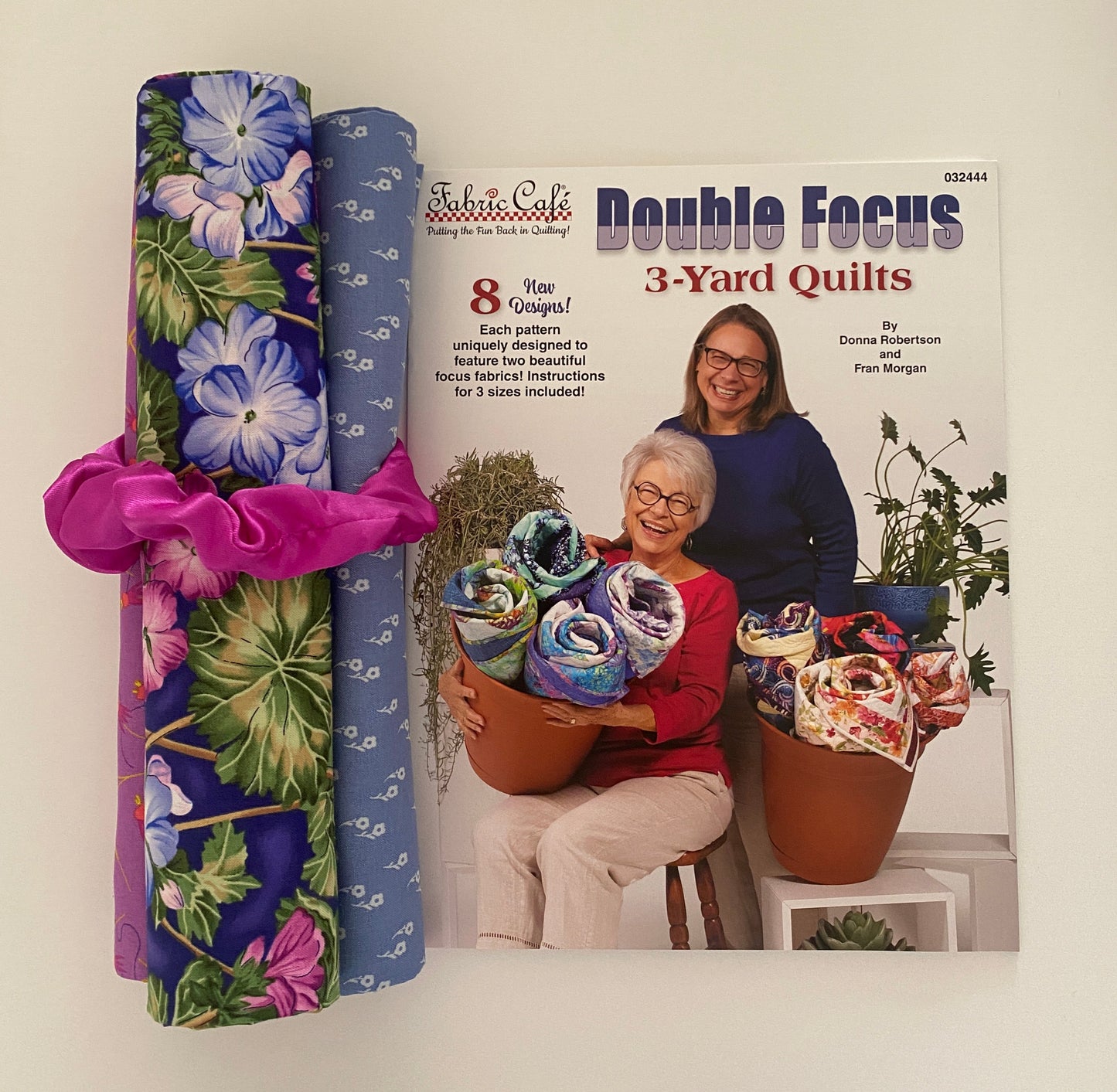 Quilt Kit - Double Focus 3-Yard Quilts Book Plus 3 Yards of Coordinating Fabric