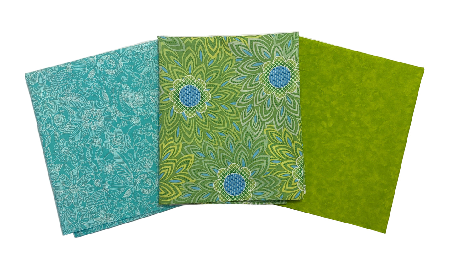 Quilt Kit - 3-Yard Quilts for Kids Book Plus 3 Yards of Coordinating Fabric