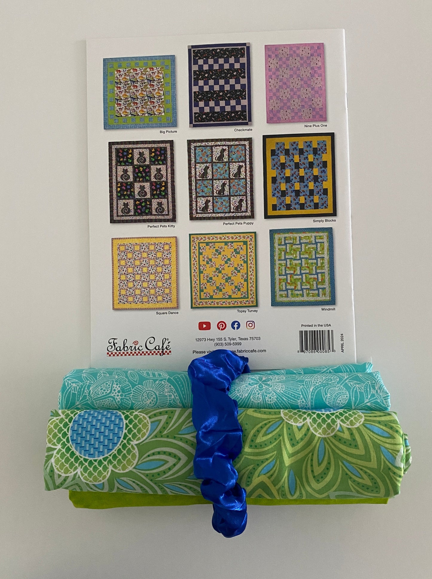 Quilt Kit - 3-Yard Quilts for Kids Book Plus 3 Yards of Coordinating Fabric