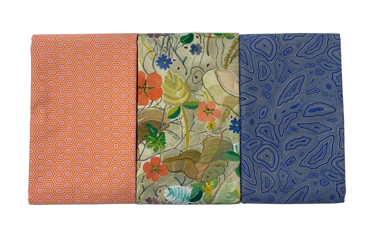 3 Yard Precut Bundle Salmon Gold Free Spirit Fabrics - (3) 1 Yard Cuts Great for 3 Yard Quilts