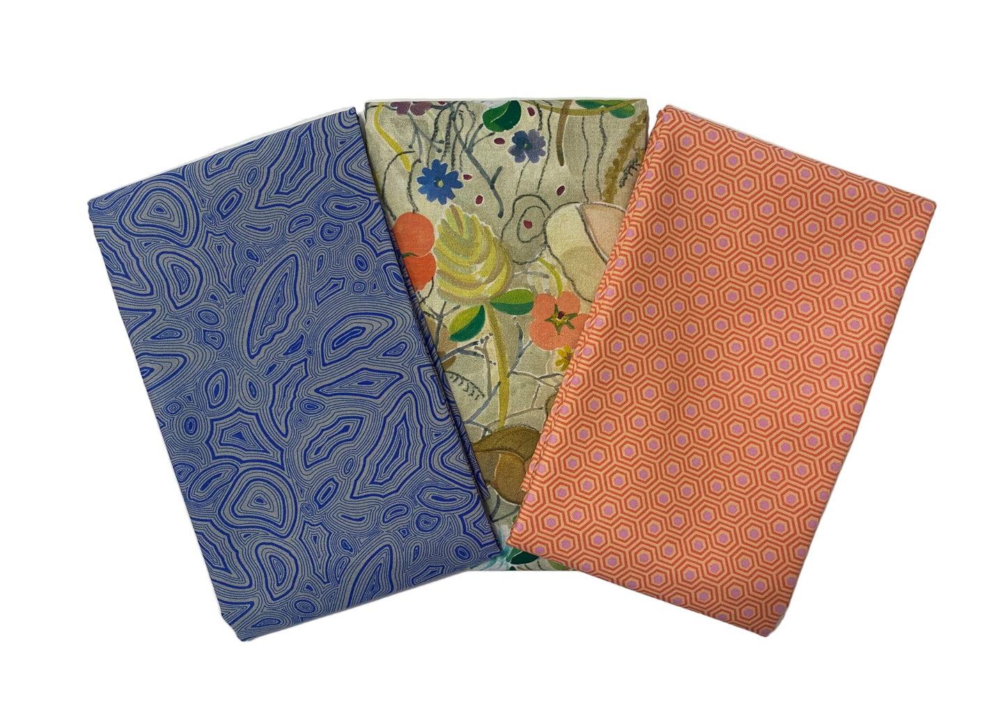 3 Yard Precut Bundle Salmon Gold Free Spirit Fabrics - (3) 1 Yard Cuts Great for 3 Yard Quilts