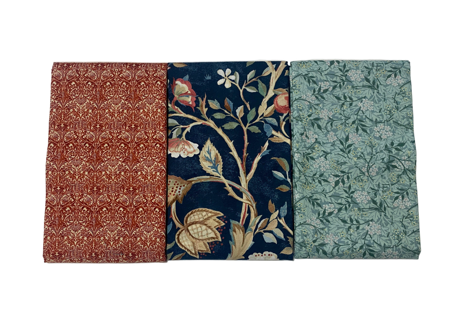 3 Yard Precut Bundle Blue Rust Free Spirit Fabrics - (3) 1 Yard Cuts Great for 3 Yard Quilts