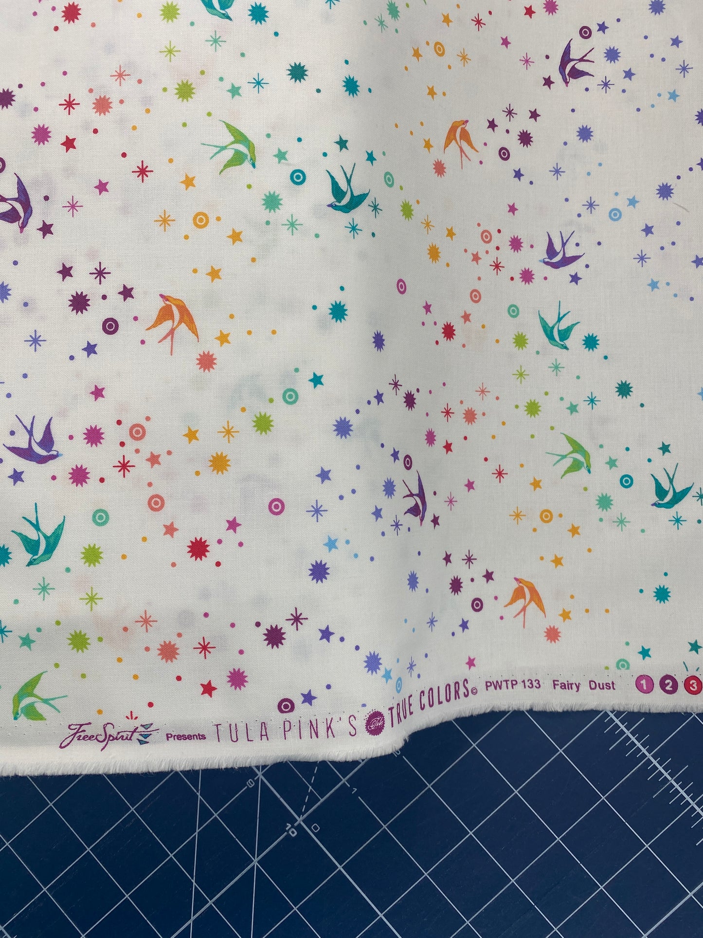 Tula Pink Fairy Dust Quilting Fabric – True Colors Collection | 100% Cotton Fabric