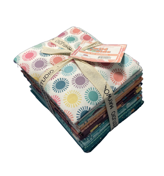 Fat Quarter Bundle Quilt Fabric Wild Side Collection | Maywood Studio - 21 Pieces