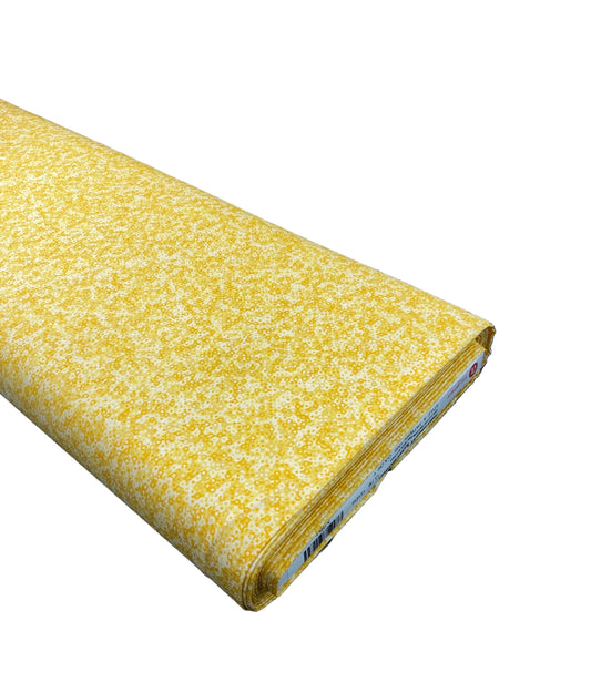 Yellow Quilt Fabric | Butter Fairy Rings Andover Fabric Collection | 100% Cotton