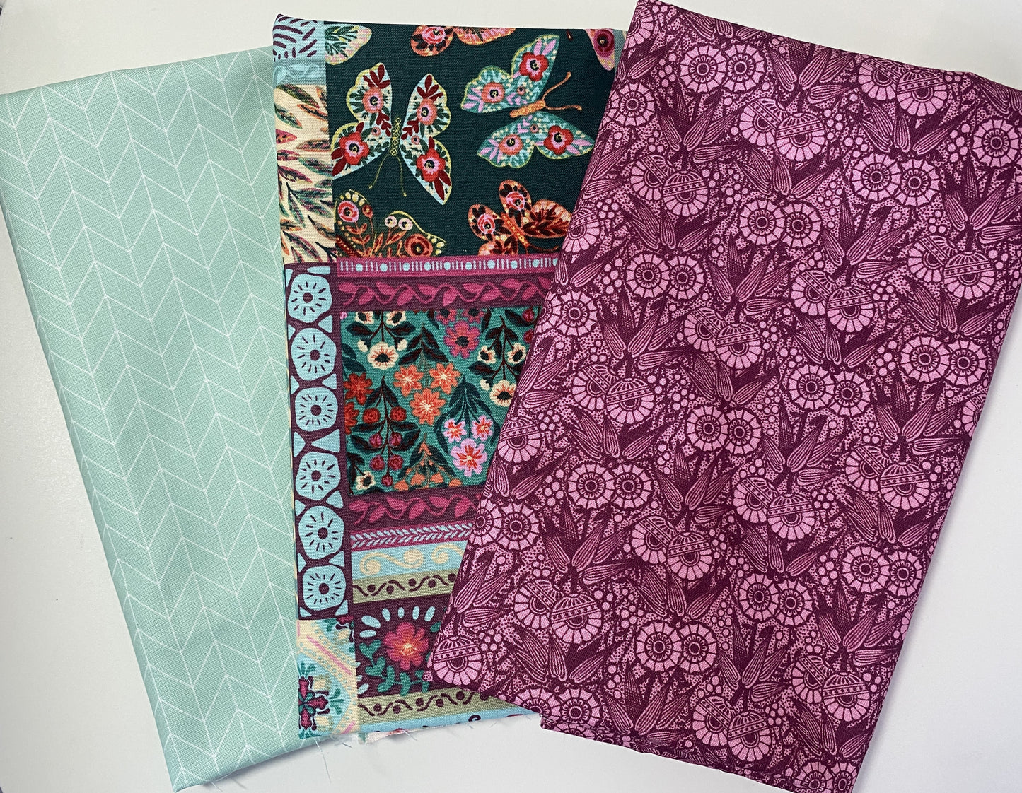 Inspired Heart, Folk Flora, and Vintage Flora Fabric Collections Come Together - 3 Yard Bundle