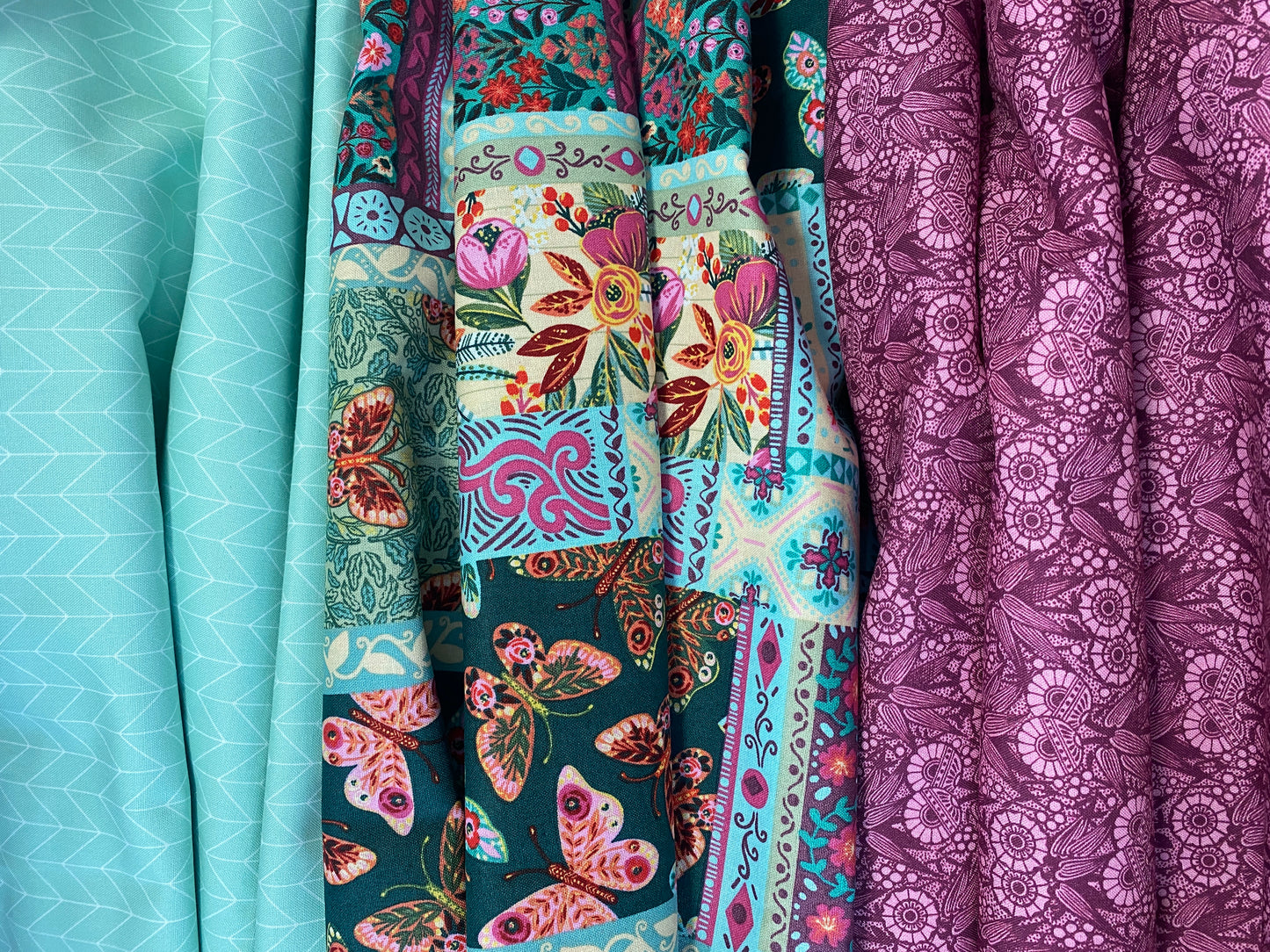 Inspired Heart, Folk Flora, and Vintage Flora Fabric Collections Come Together - 3 Yard Bundle