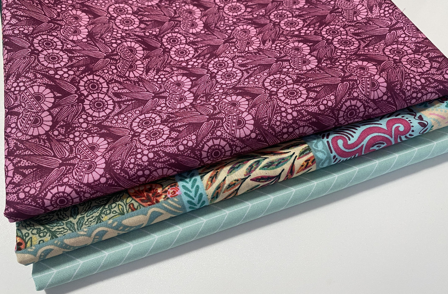 Inspired Heart, Folk Flora, and Vintage Flora Fabric Collections Come Together - 3 Yard Bundle