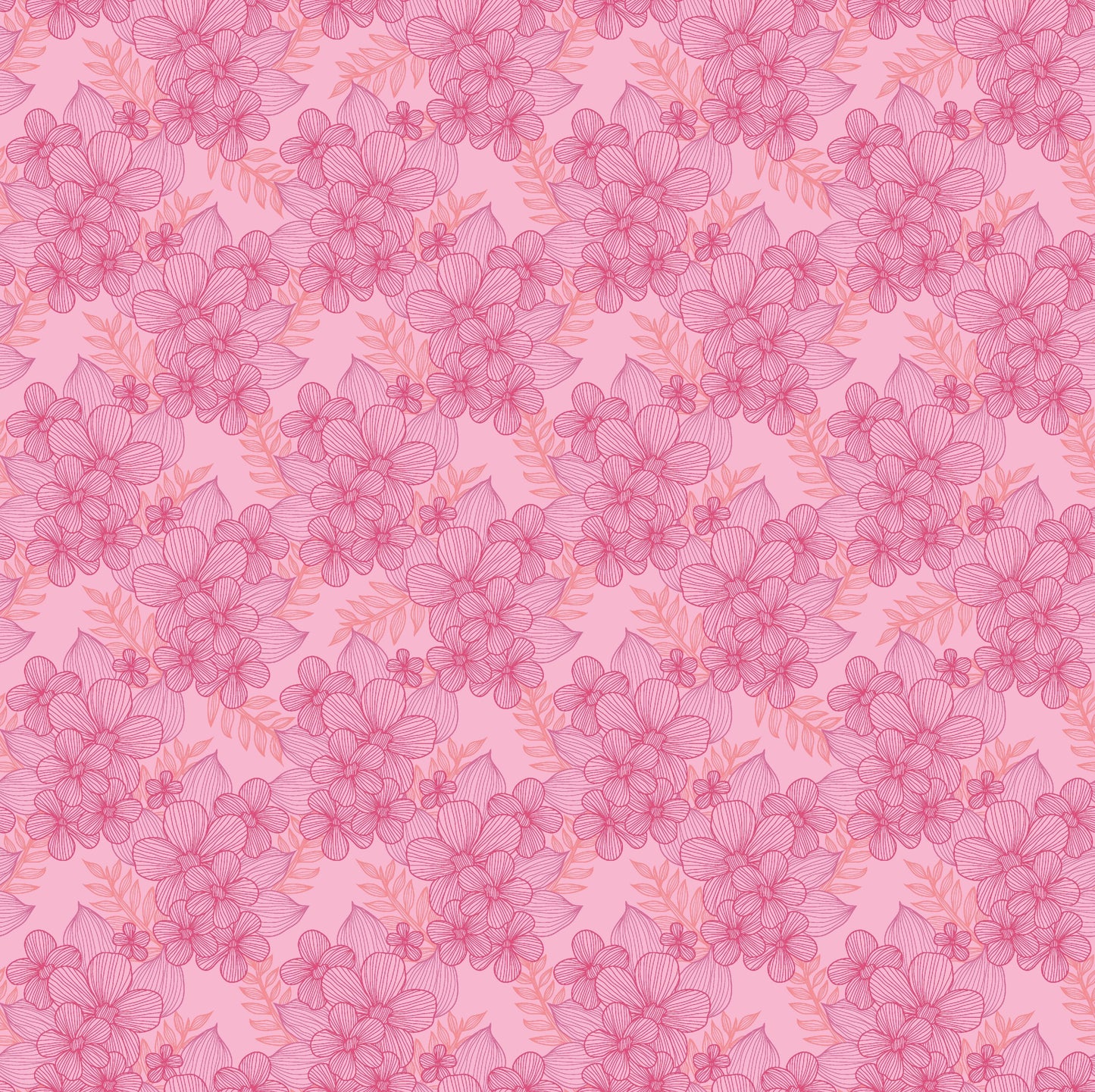 43-44" Wide LACE ROSE Floral Quilt Fabric from Judy's Bloom Collection by Eleanor Burns for Benartex - Sold by the Yard