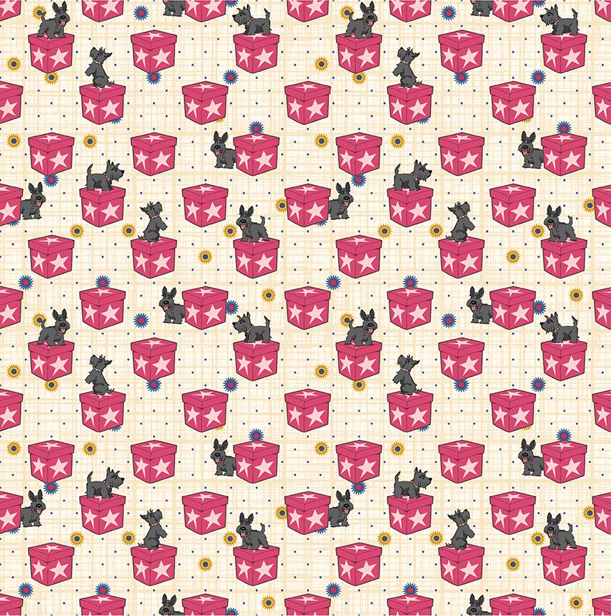 Fabric Layer Cake Lizzy Albright ATTIC WINDOW by Ricky Tims for Benartex - 10" Quilt Fabric Squares