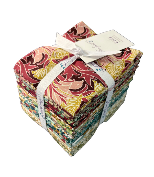 Fat Quarter Bundle Quilt Fabric | Free Spirit Morris & Co Lodden Collection | 20 Pieces