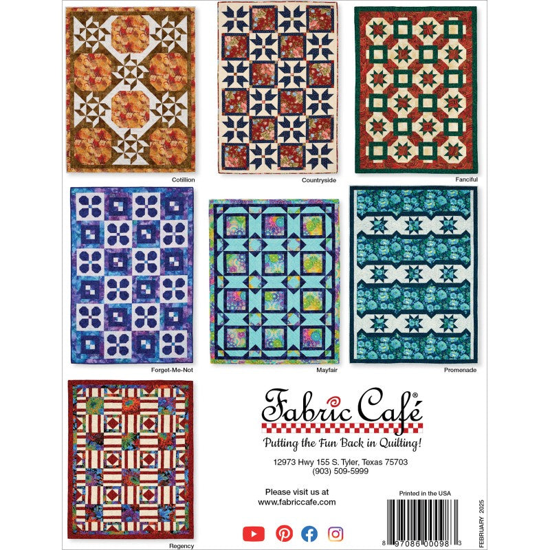 Make it Home With 3-Yard Quilts Book by Fran Morgan - Fabric Cafe