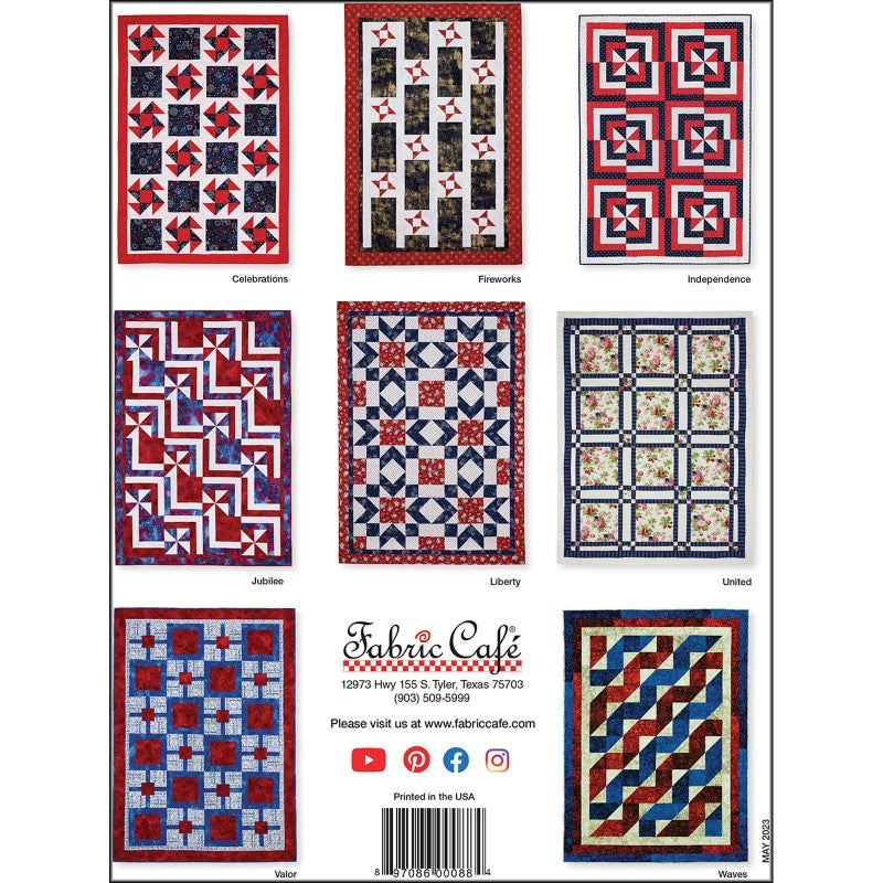 Make it Patriotic With 3 Yard Quilts Book by Donna Robertson and Fran Morgan