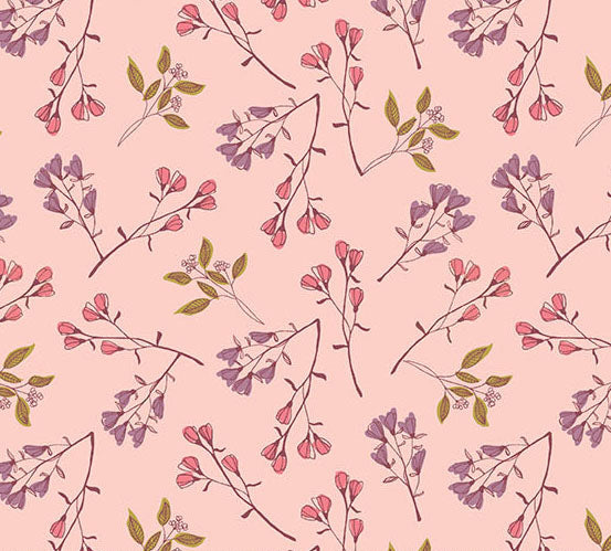 Precut Fabric Fat Quarters - Meadow Walk by Makower UK for Andover Fabrics - 22 Different Fabric Fat Quarters