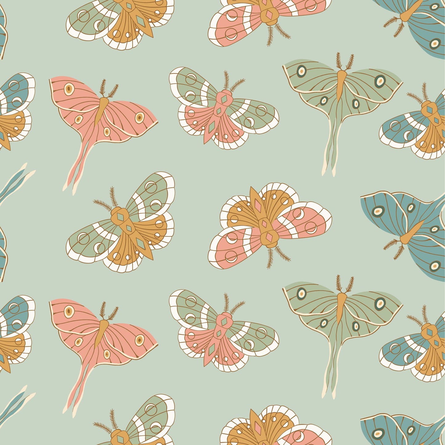 Moonbeam Dreams by Amanda Grace Designs for Poppie Cotton - 21 Different Fabric Fat Quarters