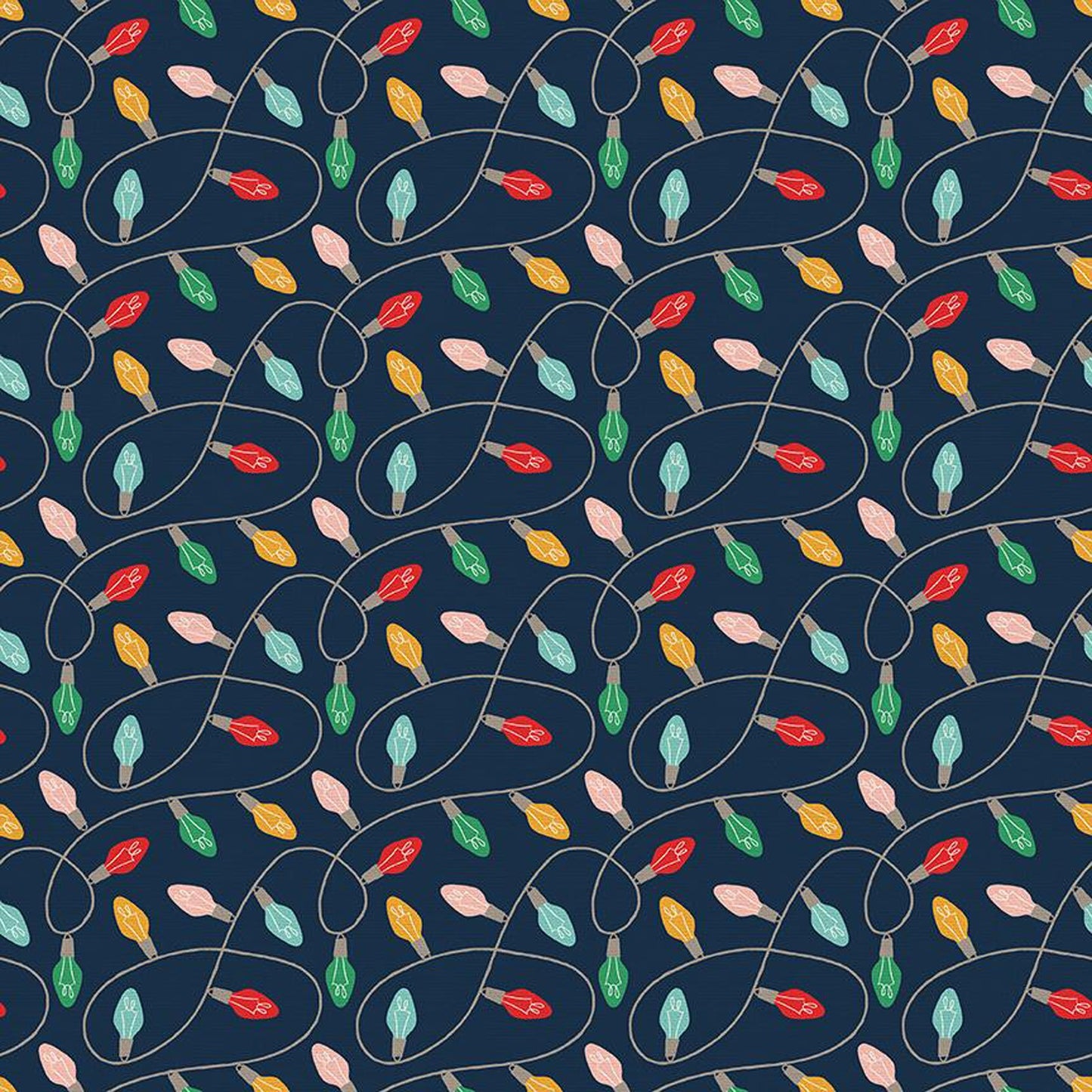 Precut Fabric Jelly Roll Oh What Fun by Elea Lutz for Poppie Cotton Fabrics - 2 1/2" Fabric Strips
