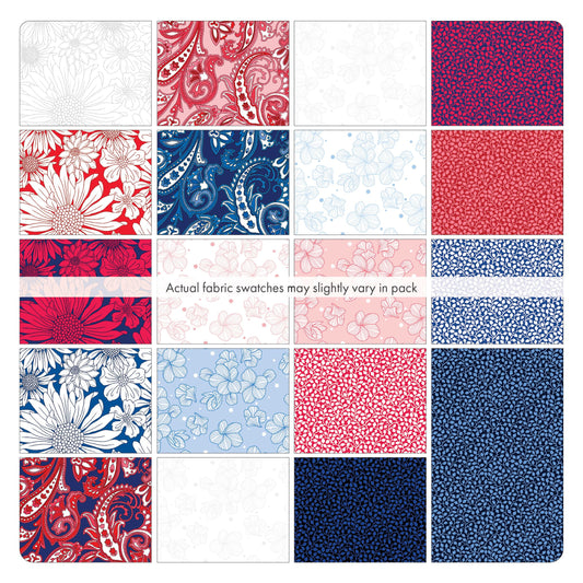 Precut Fabric Jelly Roll Paradise Park Collection by Pat Sloan for Benartex Traditions - 2 1/2" Strips