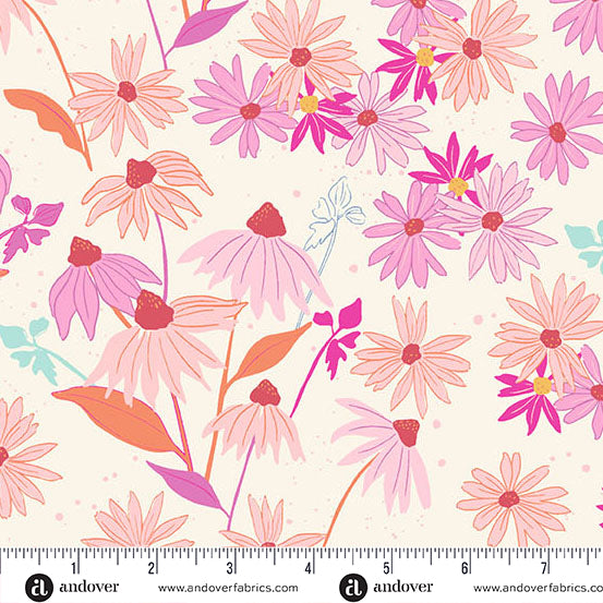 31 Fabric Fat Quarter Bundle - Petals and Stitches Collection by Stephanie Organes for Andover Fabrics