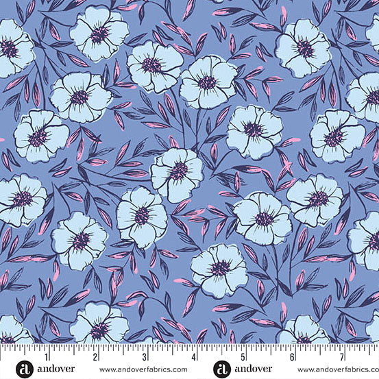 31 Fabric Fat Quarter Bundle - Petals and Stitches Collection by Stephanie Organes for Andover Fabrics