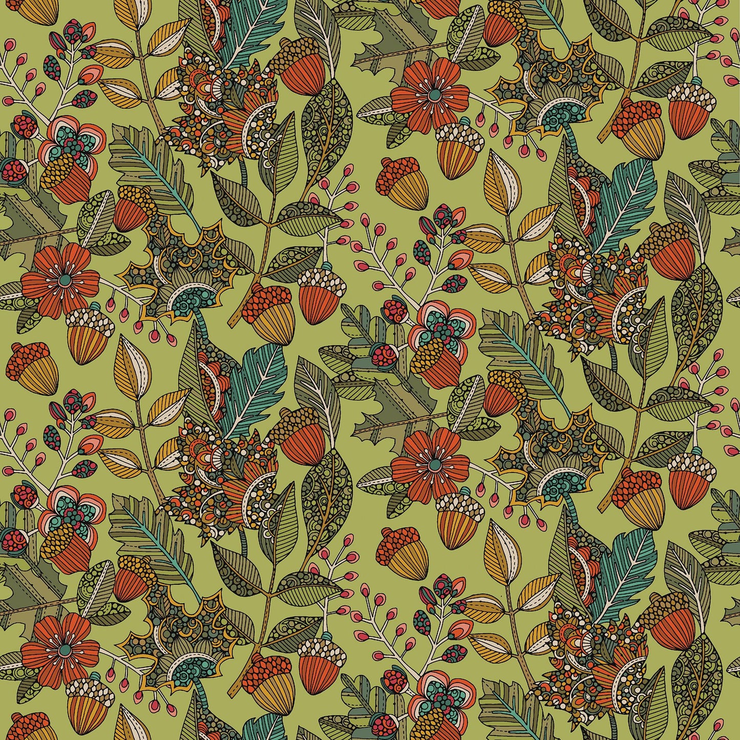 Benartex Fabric Design Roll PUMPKIN AND SPICE Strip-Pies by Valentina Harper - 2 1/2" Fabric Strip Set