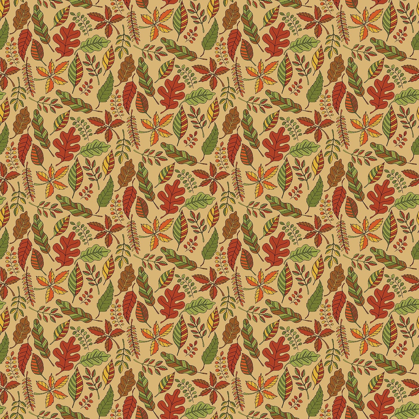 Benartex Fabric Design Roll PUMPKIN AND SPICE Strip-Pies by Valentina Harper - 2 1/2" Fabric Strip Set