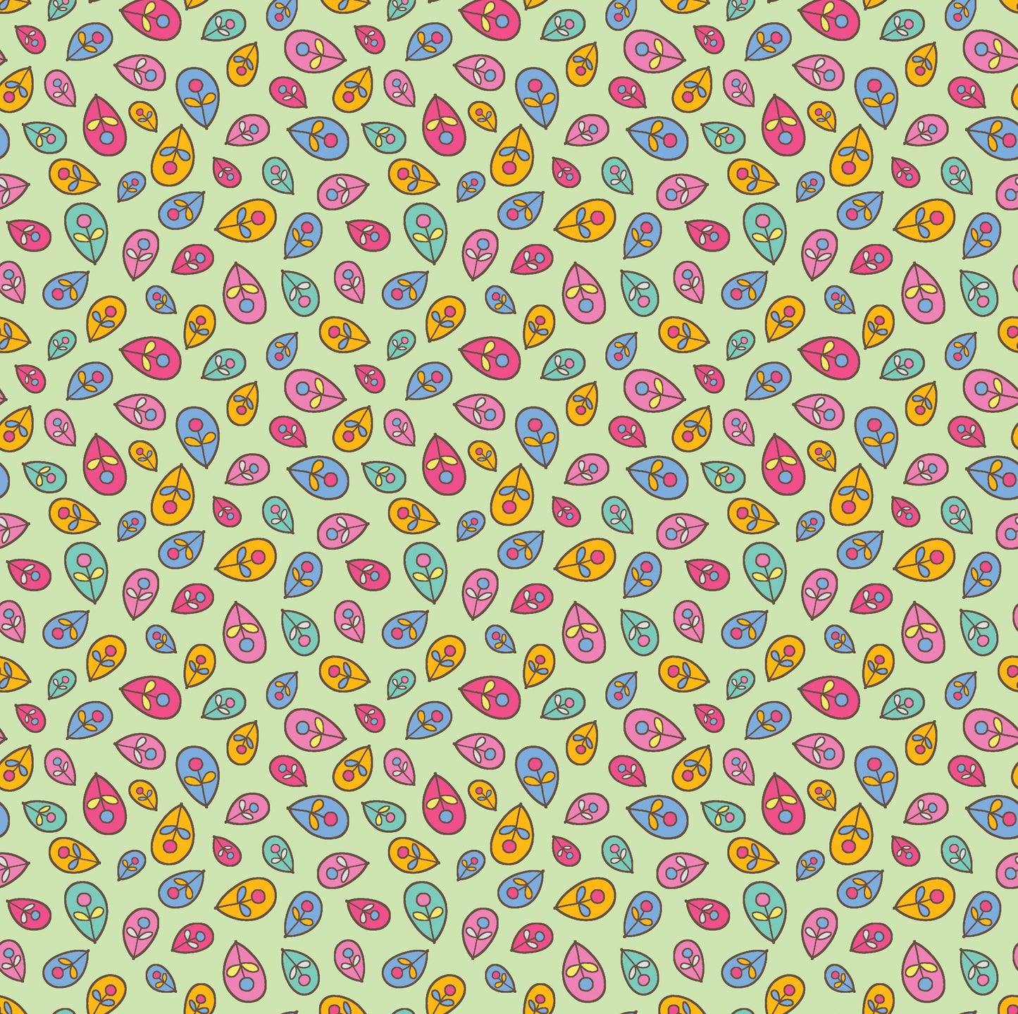 Precut Fabric Jelly Roll Rooville Collection by Kimberly Einmo for Benartex - 2 1/2" Strips