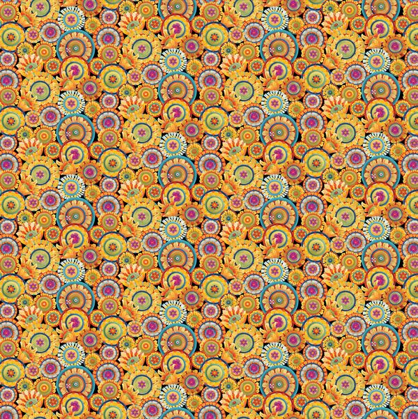 Fabric Design Roll SOMETHING to CROW ABOUT by David Galchutt Strip-Pies by Benartex - 2 1/2" Wide Strips - Quilt Fabric