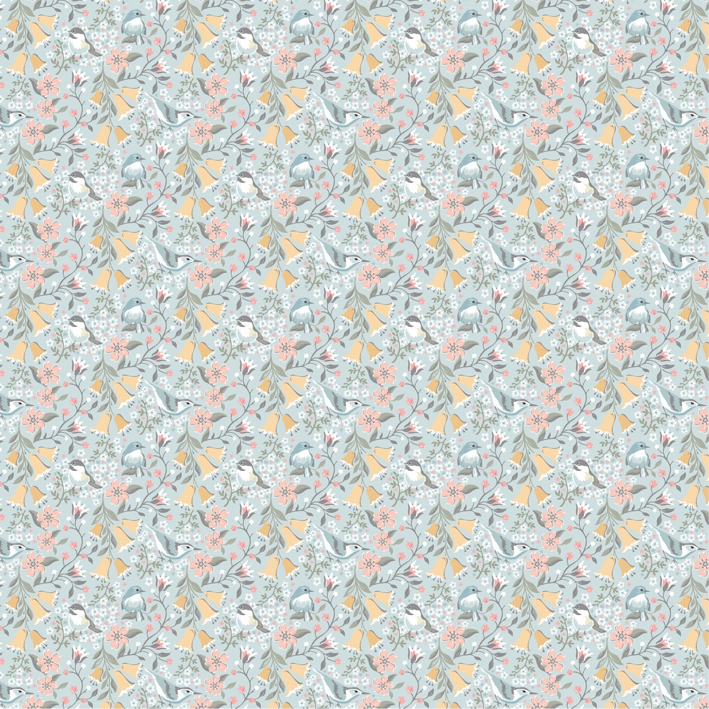 Precut Fabric Jelly Roll Songbird Serenade by Sheri McCulley for Poppie Cotton Fabrics - 2 1/2" Fabric Strips