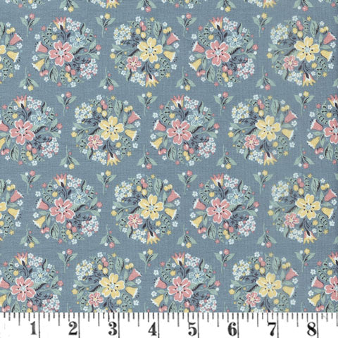 Precut Fabric Jelly Roll Songbird Serenade by Sheri McCulley for Poppie Cotton Fabrics - 2 1/2" Fabric Strips