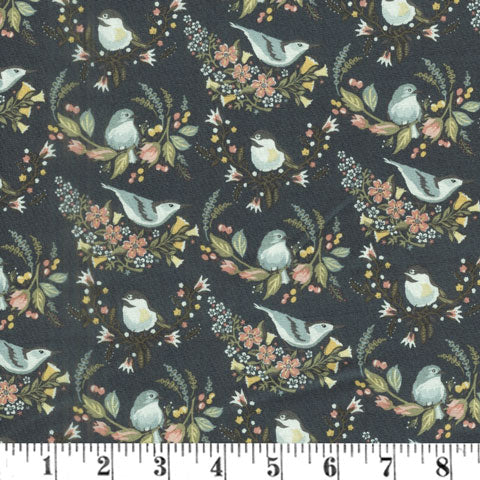 Precut Fabric Jelly Roll Songbird Serenade by Sheri McCulley for Poppie Cotton Fabrics - 2 1/2" Fabric Strips
