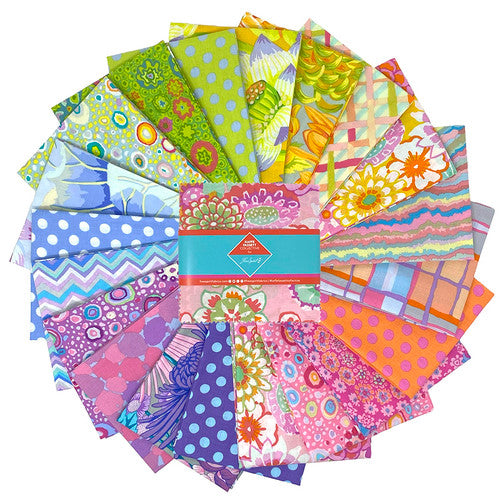 Precut Fabric Charm Pack Sorbet Classics Plus by Kaffe Fassett for Free Spirit Fabrics - 5" Fabric Squares