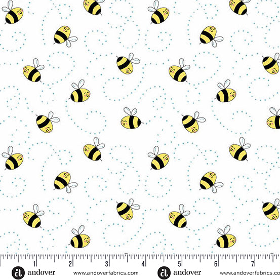 Precut Fabric Layer Cake Sunny Honey Collection by Amy Latta for Andover Fabrics - 10" Squares