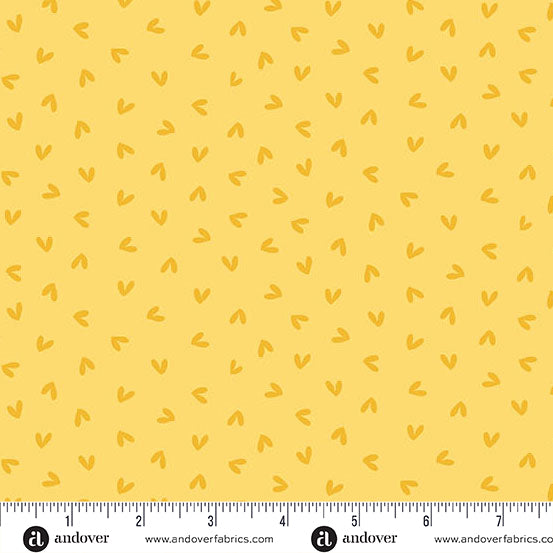 Precut Fabric Layer Cake Sunny Honey Collection by Amy Latta for Andover Fabrics - 10" Squares
