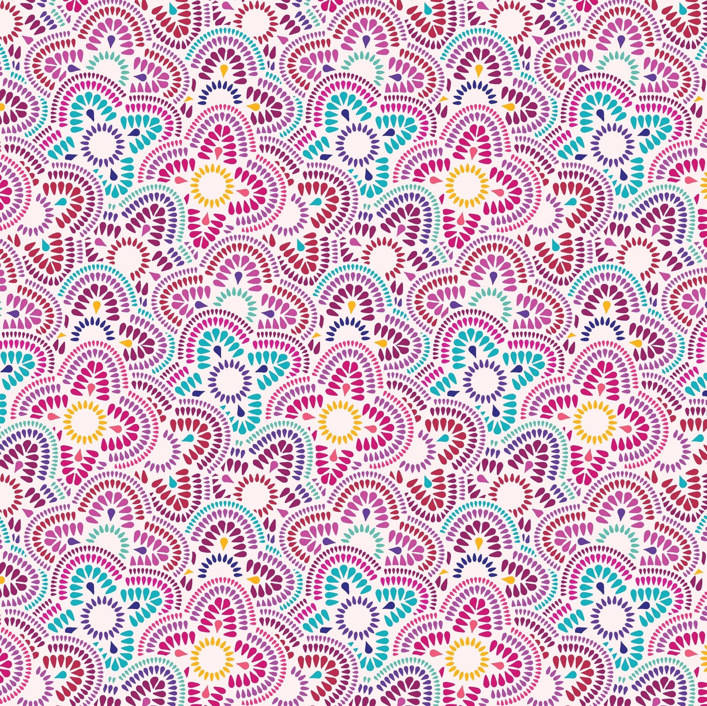 Fabric 5 Yard Bundle SUNNYSIDE (PINK) by Modern Quilt Studio for Benartex - Perfect Gift for Quilters - Free Shipping!