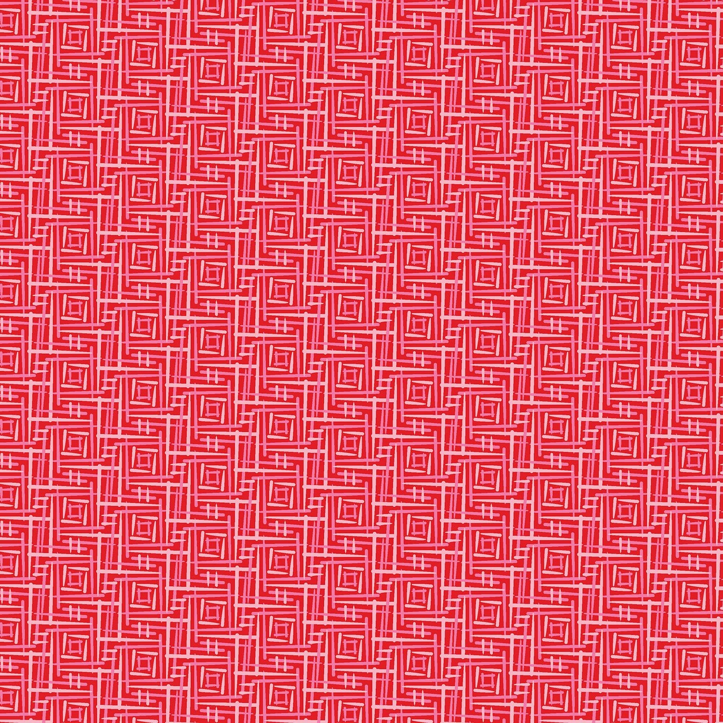 8 Fabric Fat Quarter Bundle - Pink and Purple Transparency by Modern Quilt Studio for Benartex Contempo