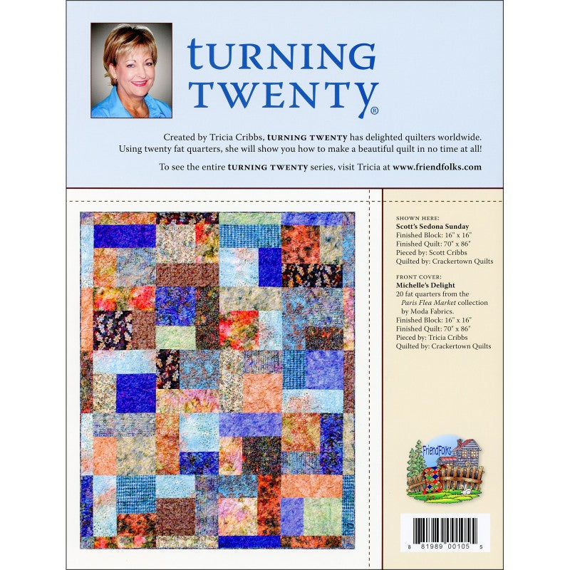 Fat Quarter Friendly Quilt - The Original Turning Twenty by Tricia Cribbs