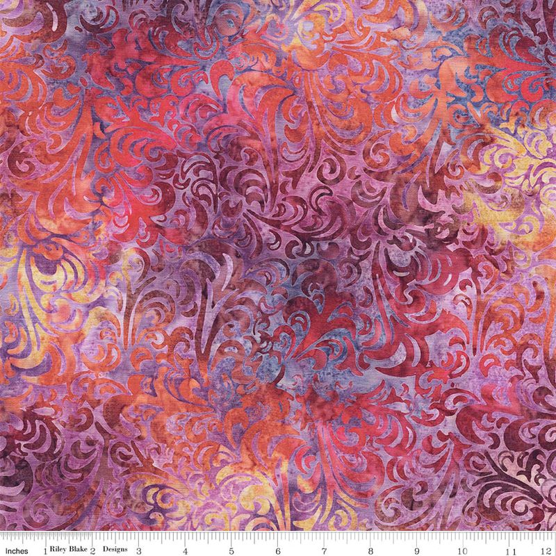 Precut Expressions Batik Fabric Charm Pack - Twirl and Swirl Elementals by Riley Blake Designs - 5" Fabric Squares