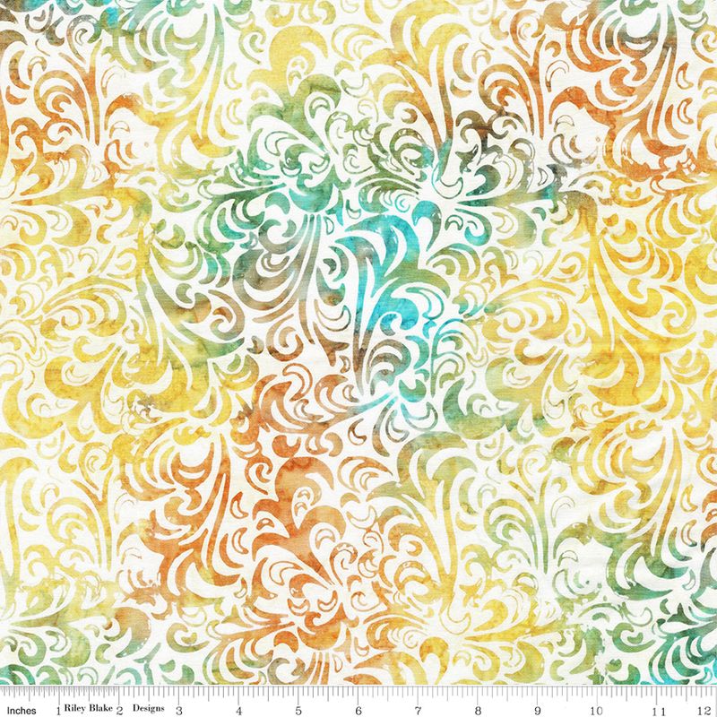Precut Expressions Batik Fabric Charm Pack - Twirl and Swirl Elementals by Riley Blake Designs - 5" Fabric Squares
