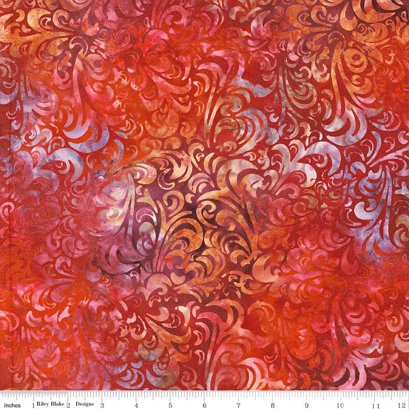 Precut Expressions Batik Fabric Charm Pack - Twirl and Swirl Elementals by Riley Blake Designs - 5" Fabric Squares