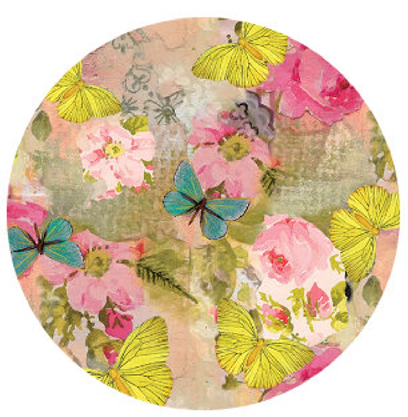 43-44" Wide A BEAUTIFUL LIFE Quilt Fabric Designed by Kelly Rae Roberts for Benartex Designer Fabrics - Sold by the Yard