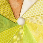 Fabric Fat Quarter Pack KEY LIME Pie 10 Fat Quarters by AGF - Art Gallery Fabrics - 10 Different Fat Quarters